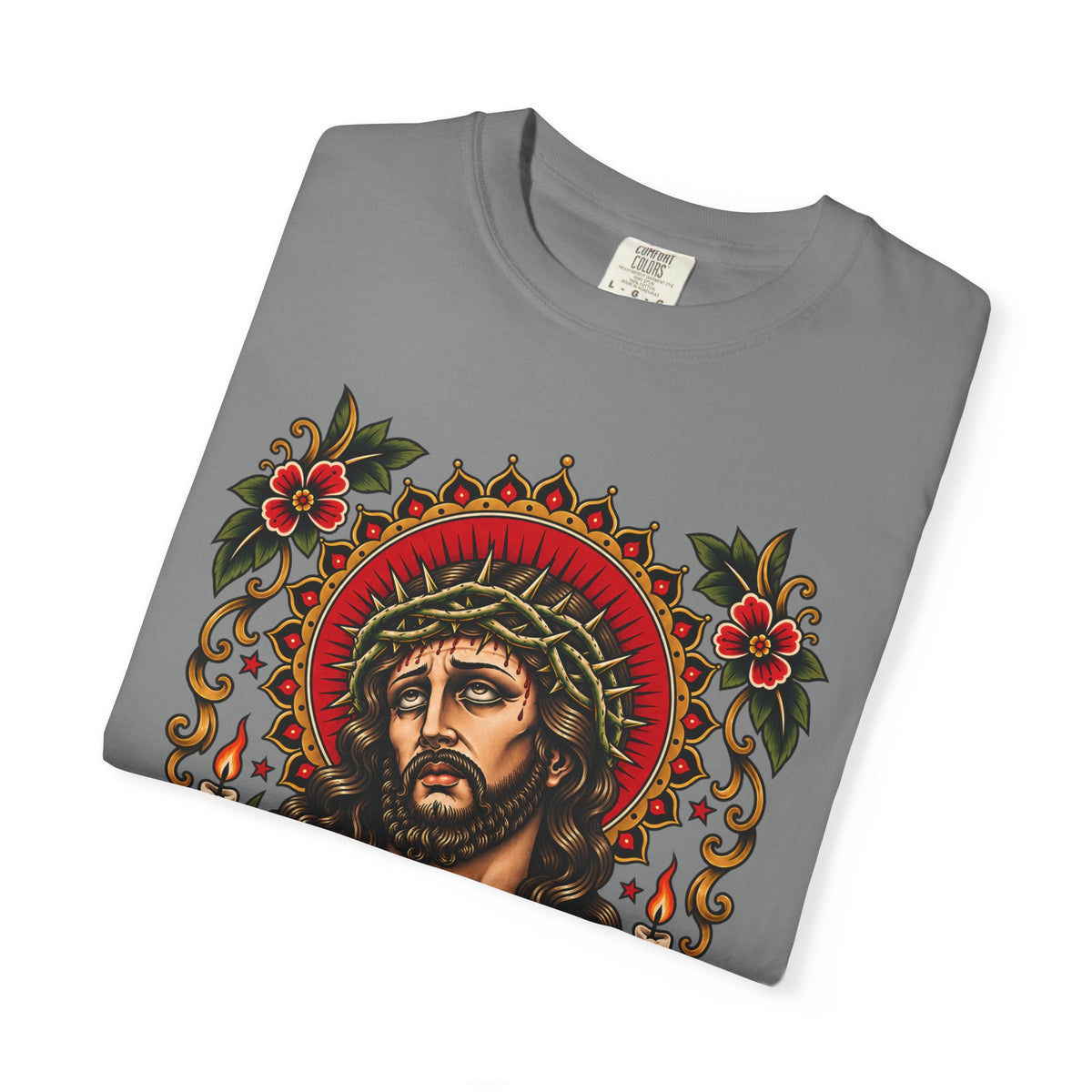 Jesus Sacred Heart Tattoo Flash T-Shirt