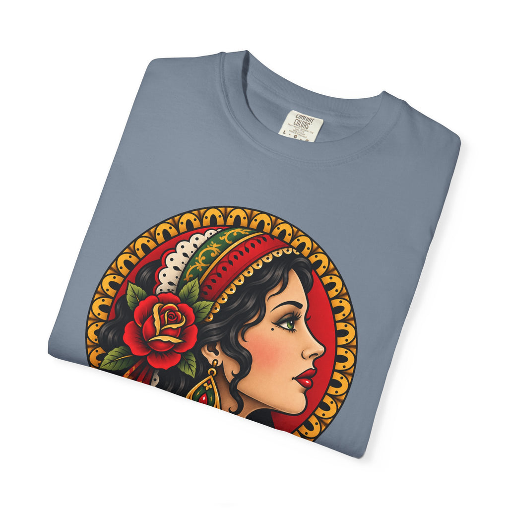 Esmeralda Gypsy Tattoo Flash T shirt