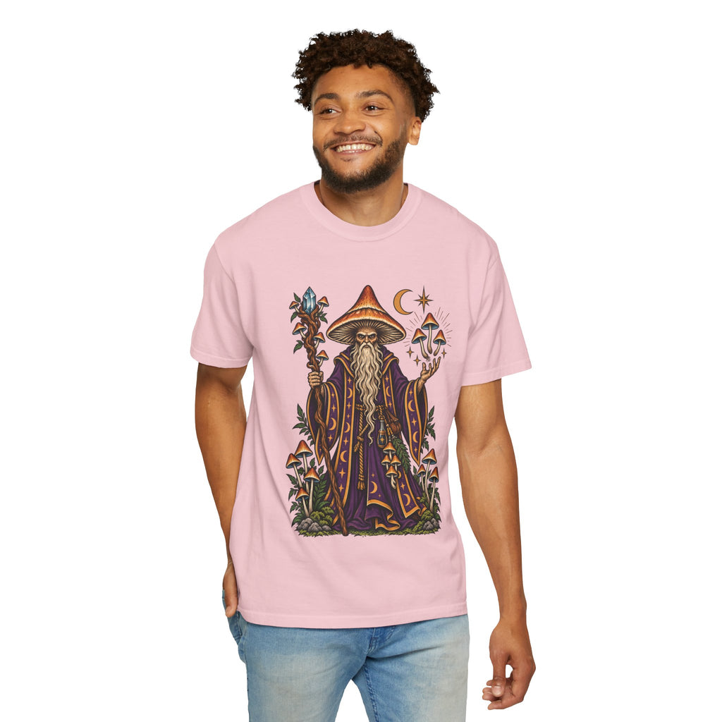 psilocybin Mushroom Wizard Tattoo Flash T-Shirt