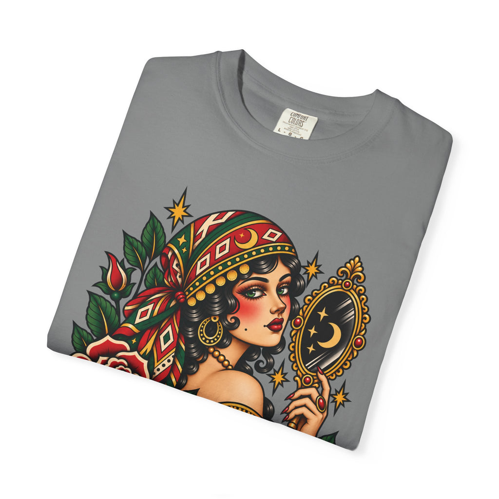 Love Yourself First Gypsy Woman Tattoo Flash Sheet T-Shirt
