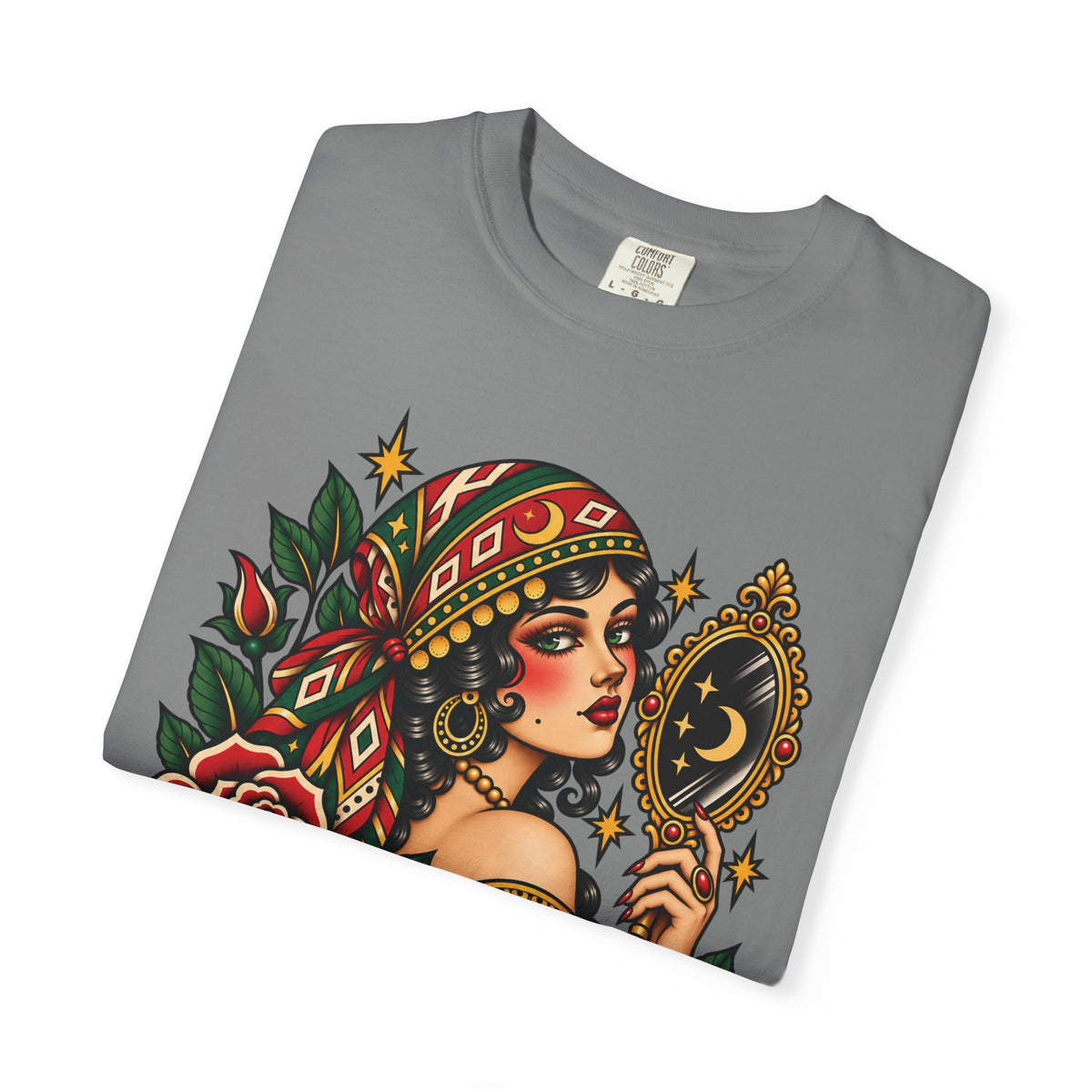 Love Yourself First Gypsy Woman Tattoo Flash Sheet T-Shirt