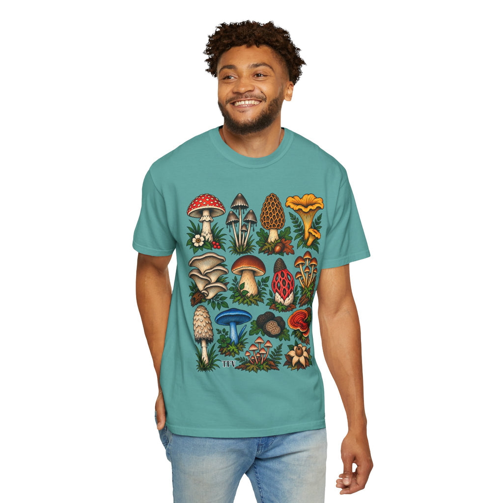 Mushroom Tattoo Flash T-Shirt