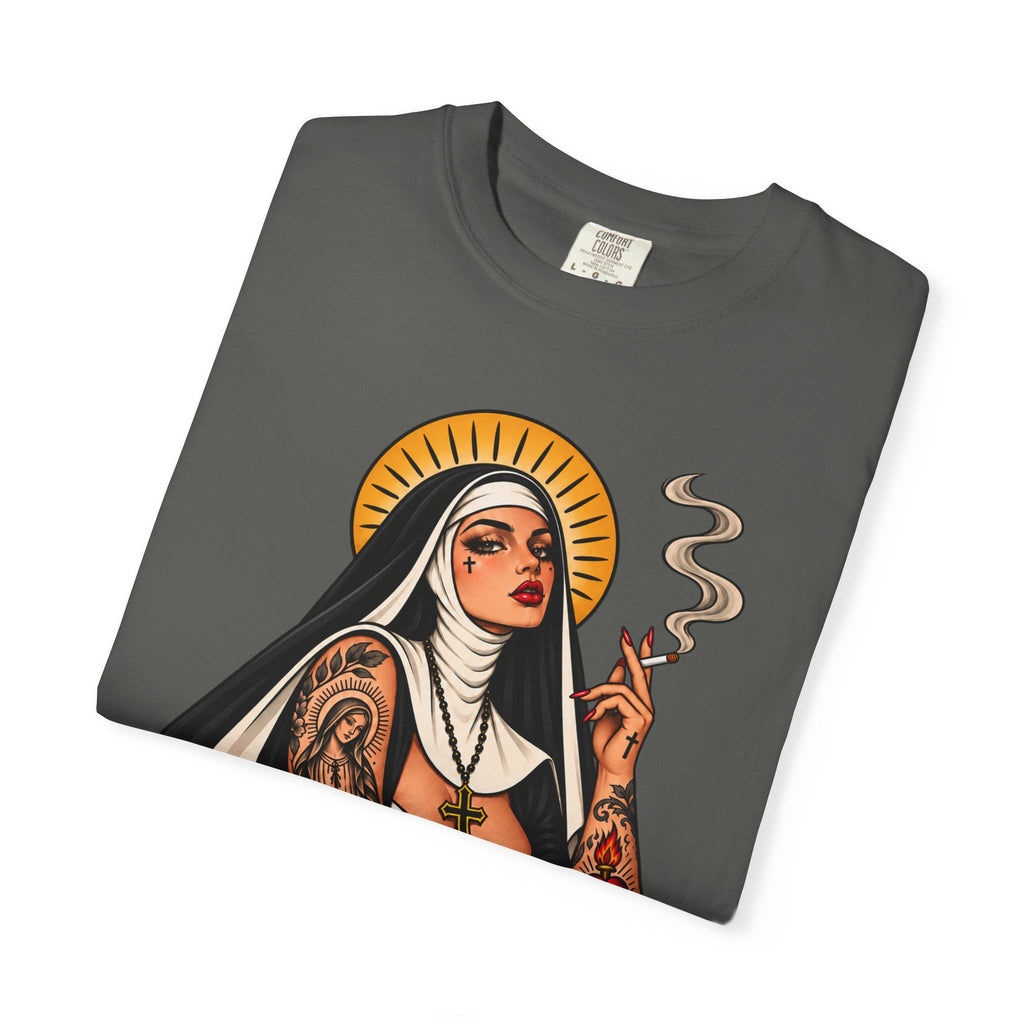 Rebel Nun Tattoo Flash T-Shirt
