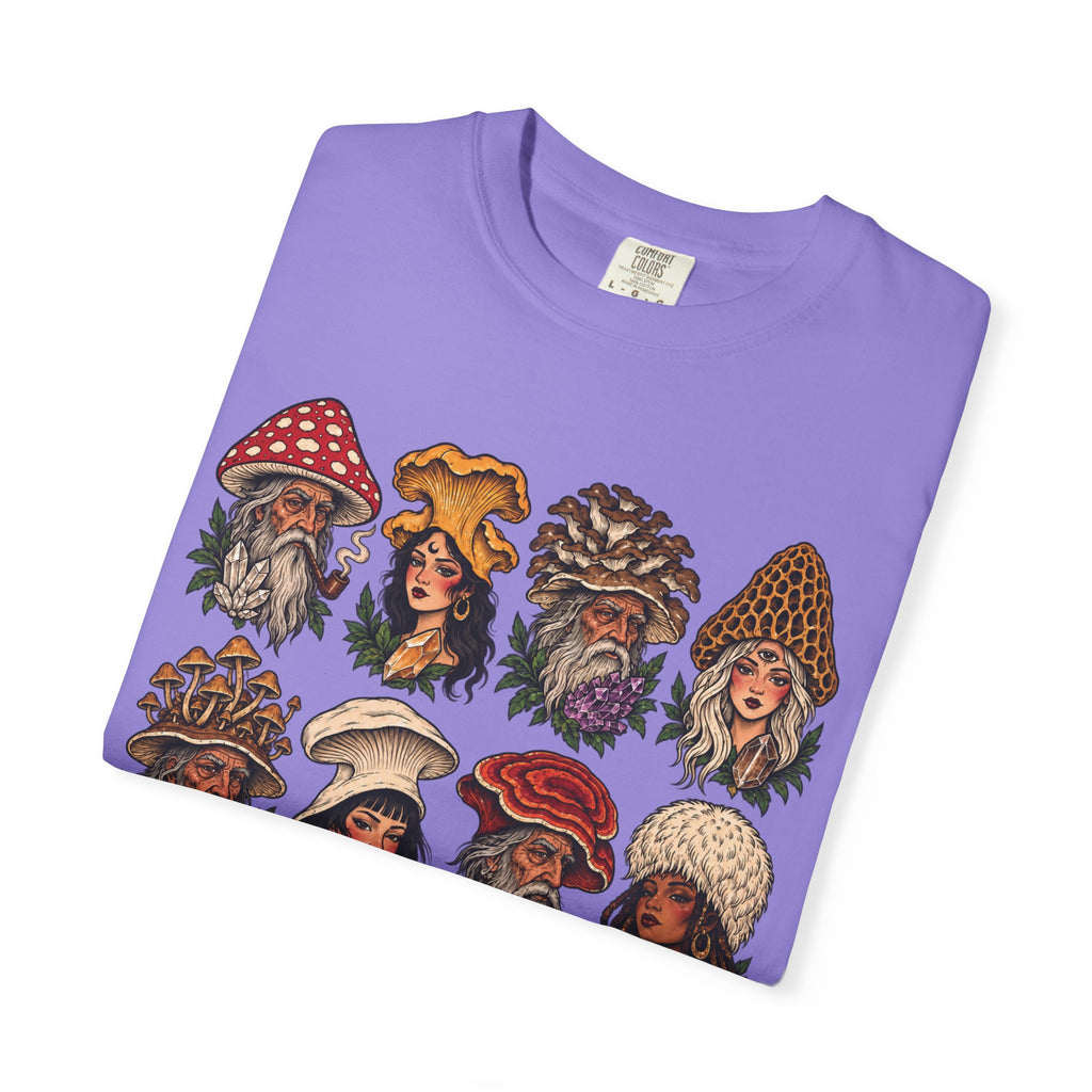 Mushroom Folks Tattoo Flash T Shirt