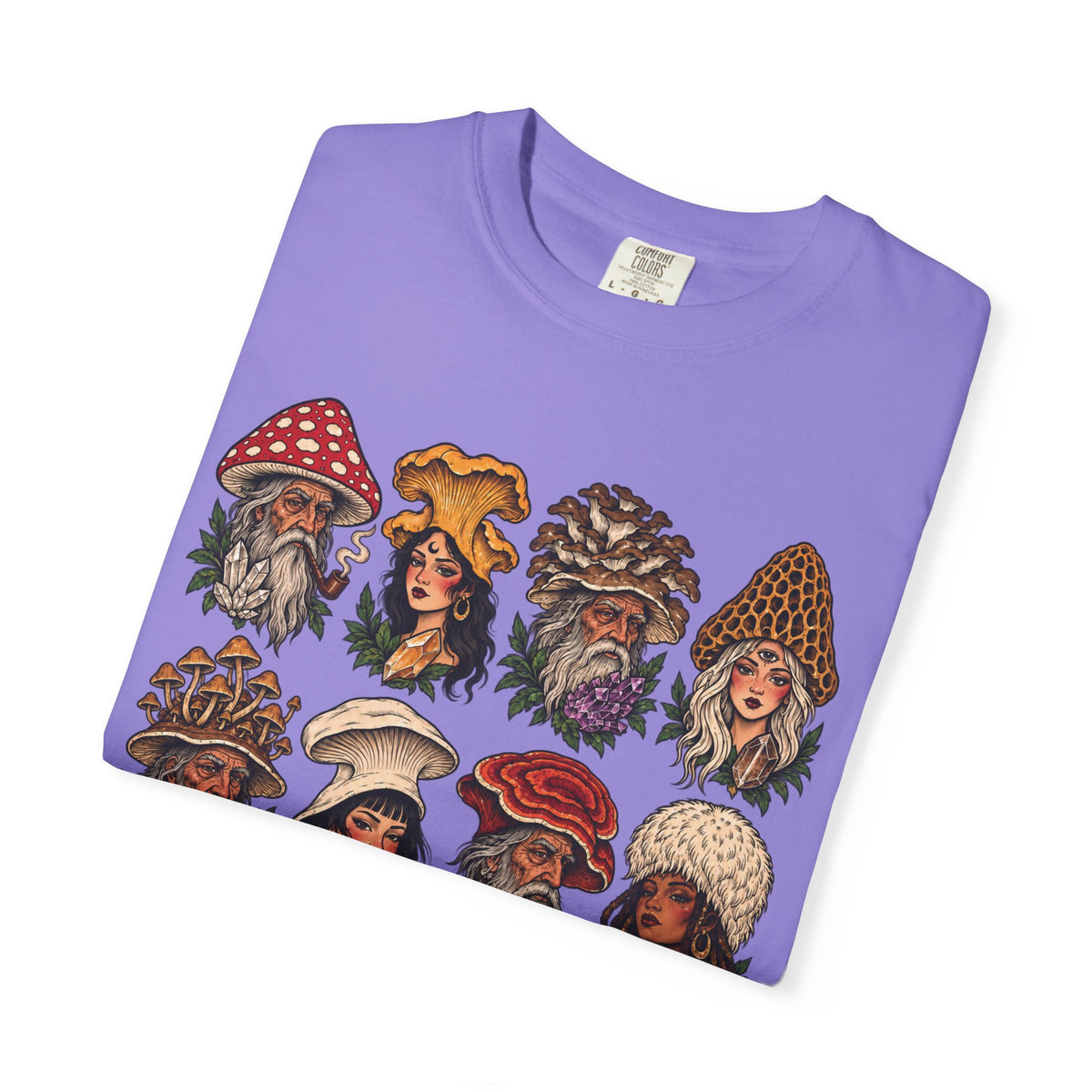 Mushroom Folks Tattoo Flash T Shirt