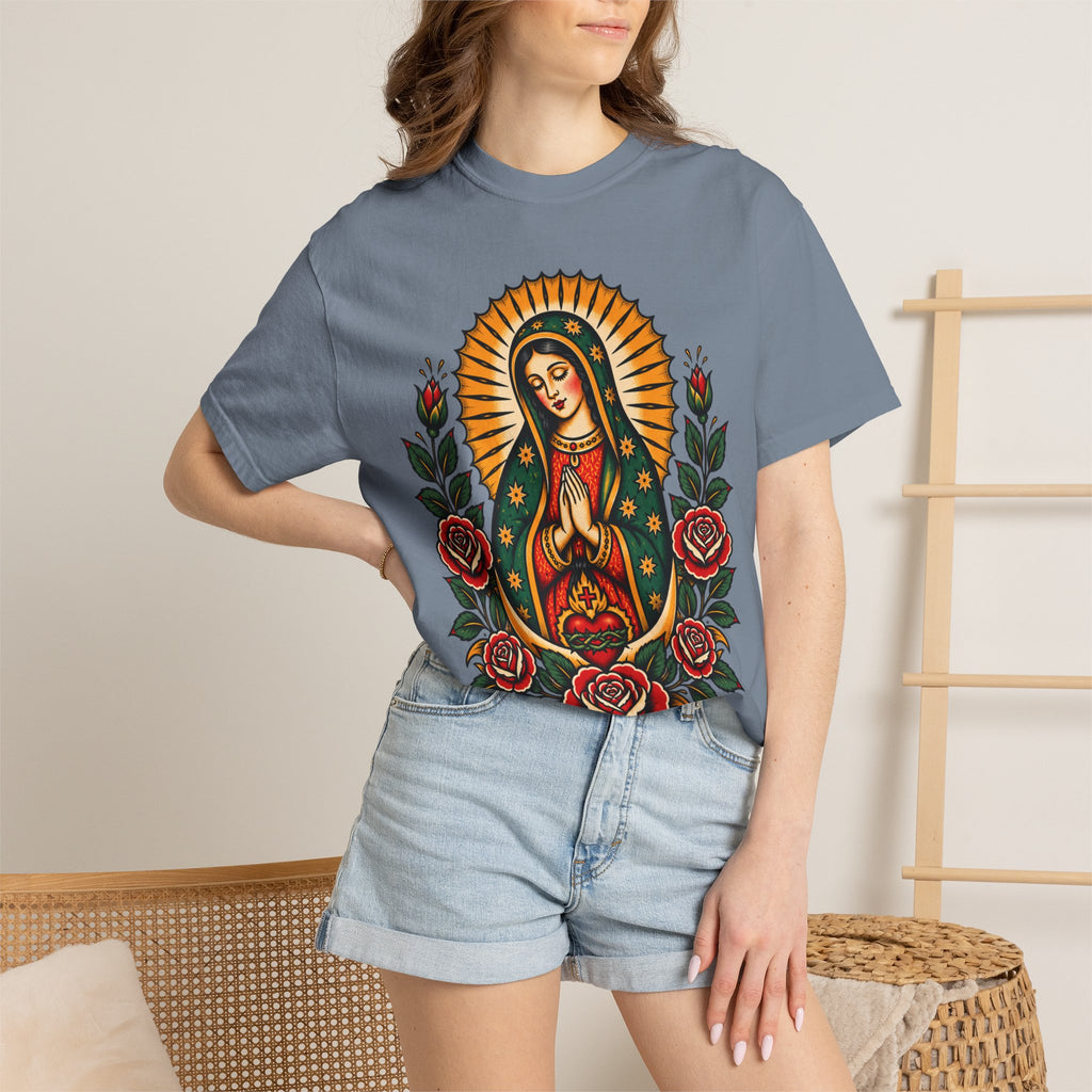 Our Lady of Guadalupe Tattoo Flash T-Shirt