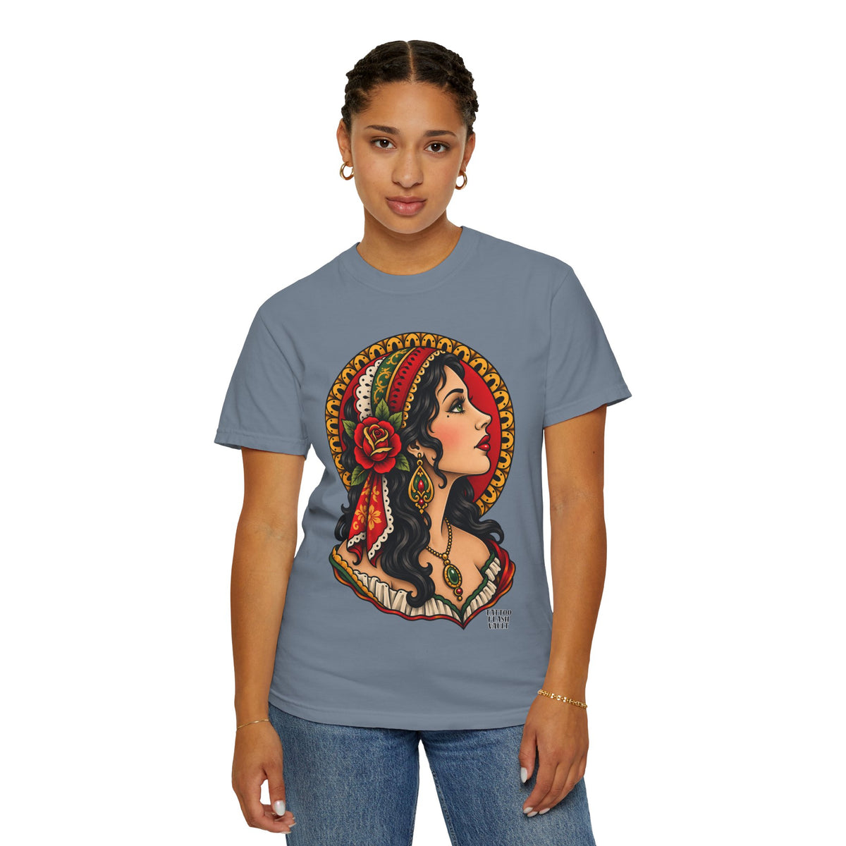 Esmeralda Gypsy Tattoo Flash T shirt
