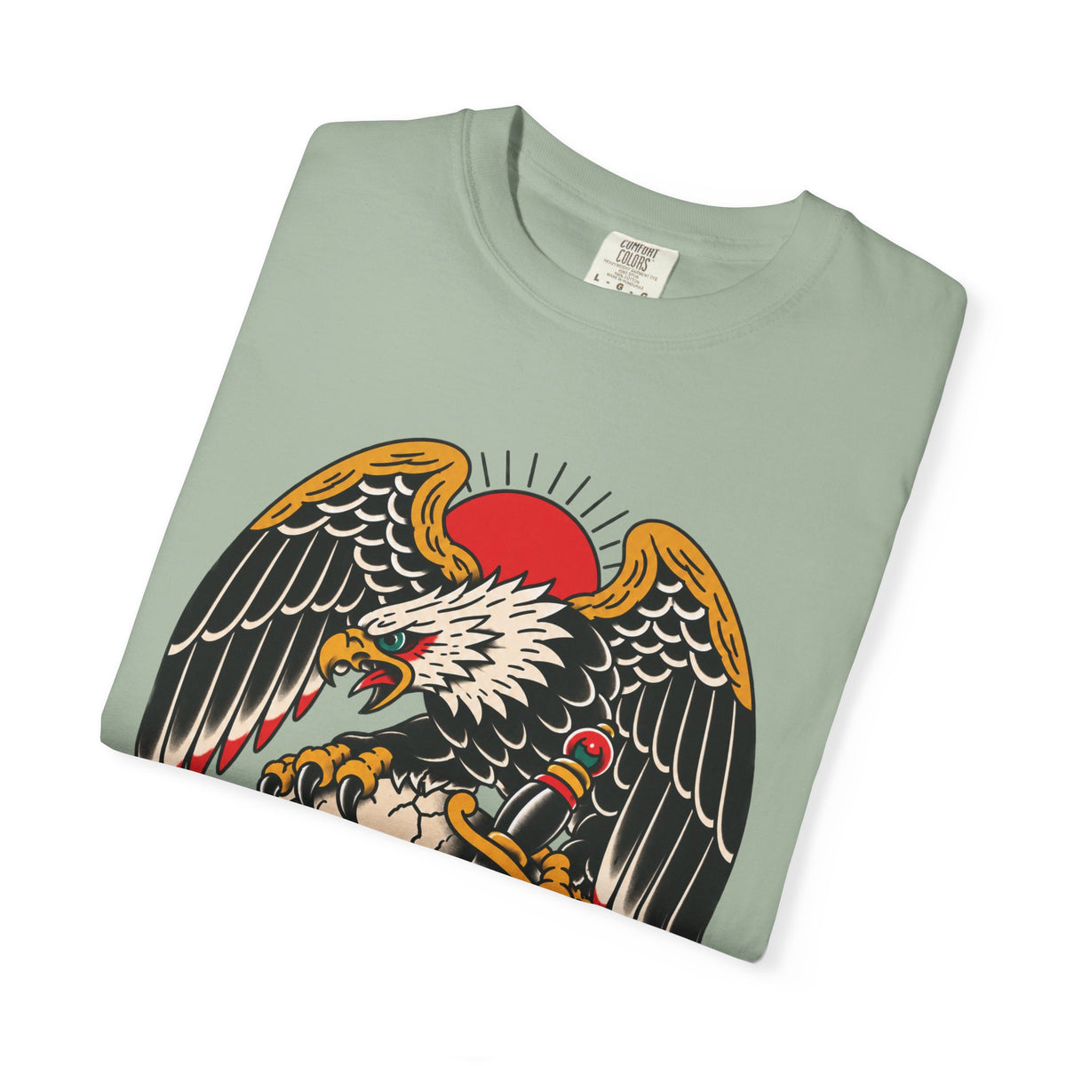American Traditional Eagle & Skull Tattoo Flash T-Shirt