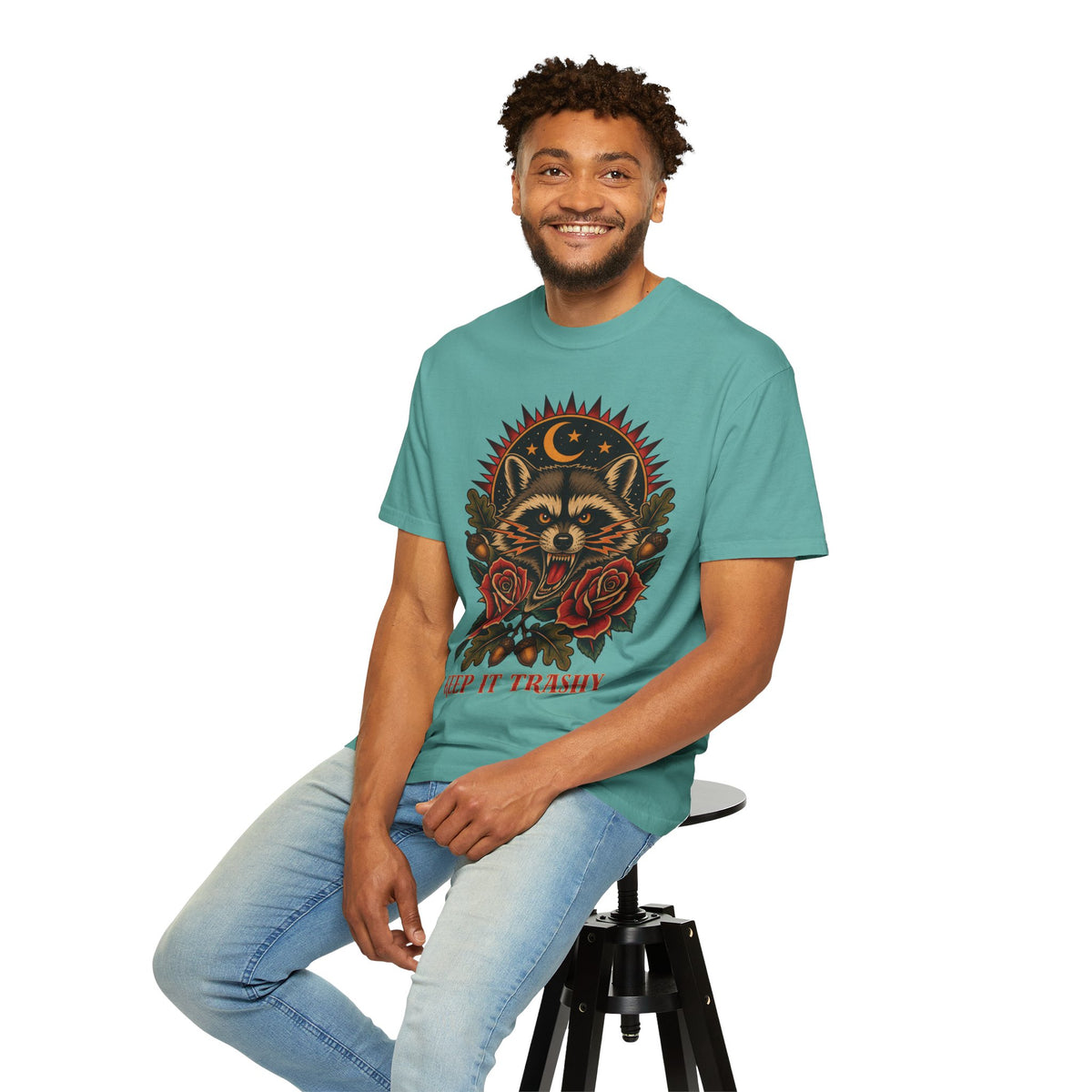 Keep It Trashy Raccoon Flash T-Shirt