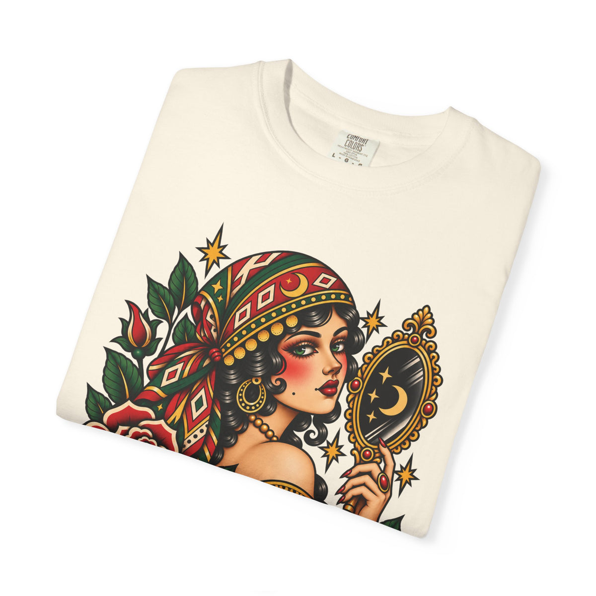 Love Yourself First Gypsy Woman Tattoo Flash Sheet T-Shirt