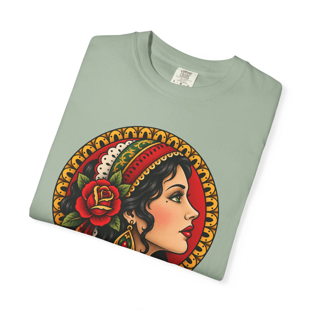 Esmeralda Gypsy Tattoo Flash T shirt