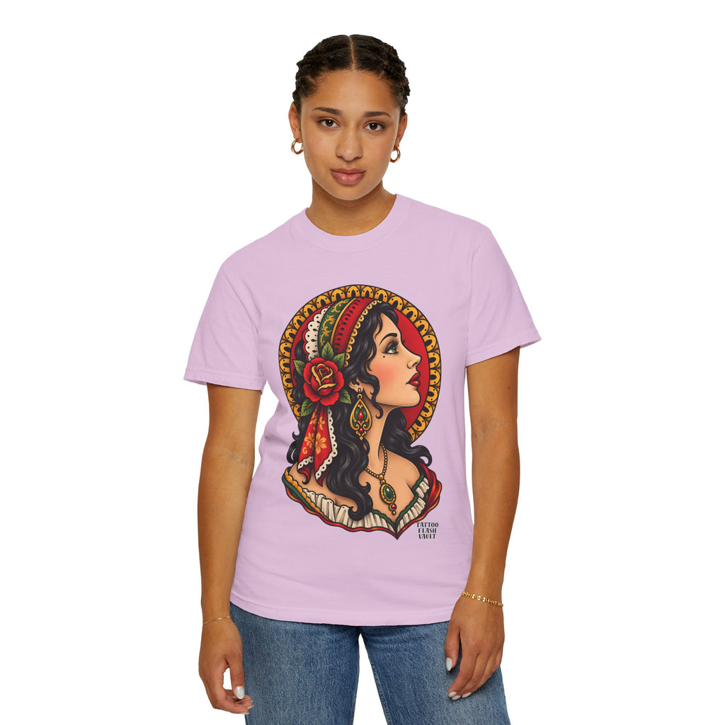 Esmeralda Gypsy Tattoo Flash T shirt