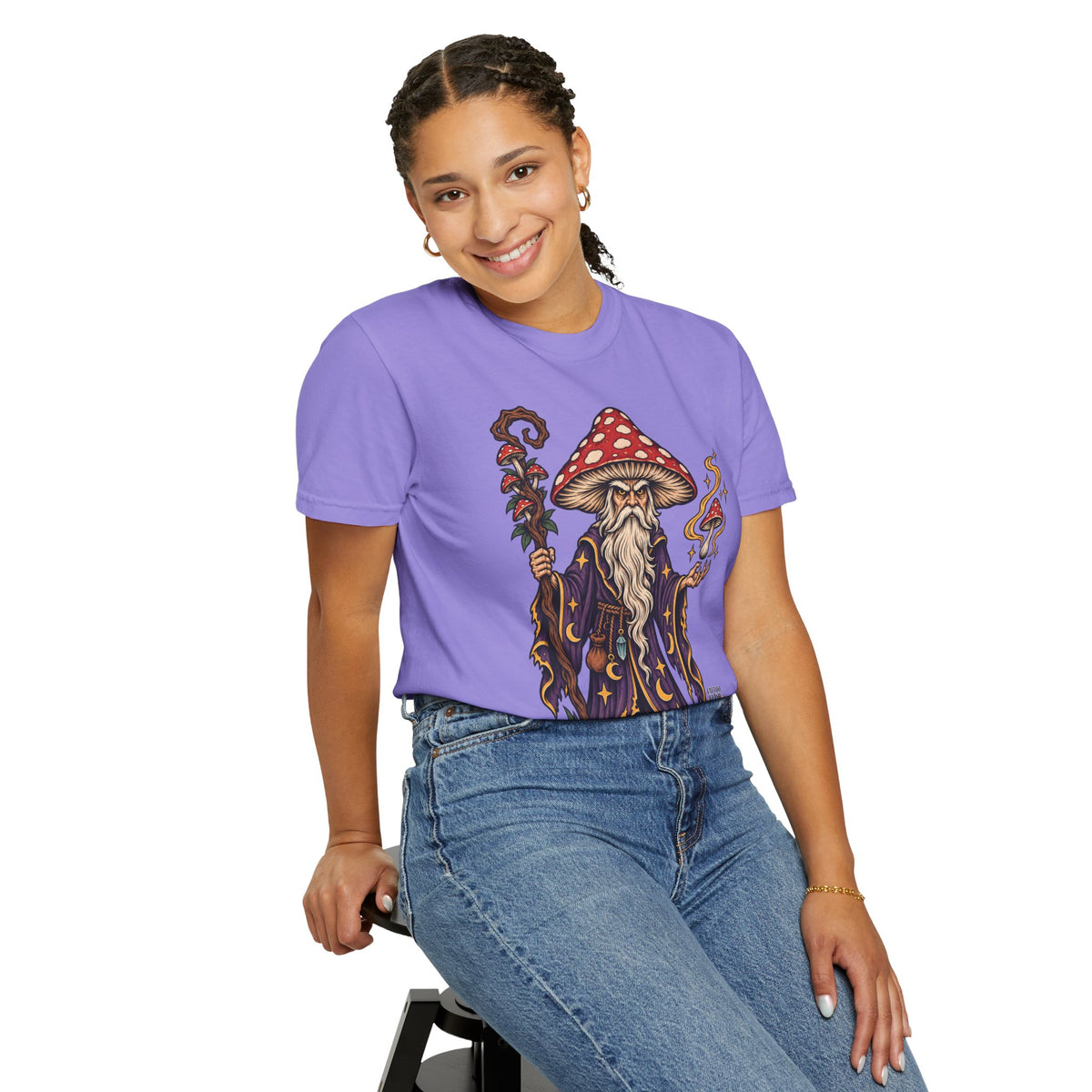 Amanita Mushroom Wizard T-Shirt