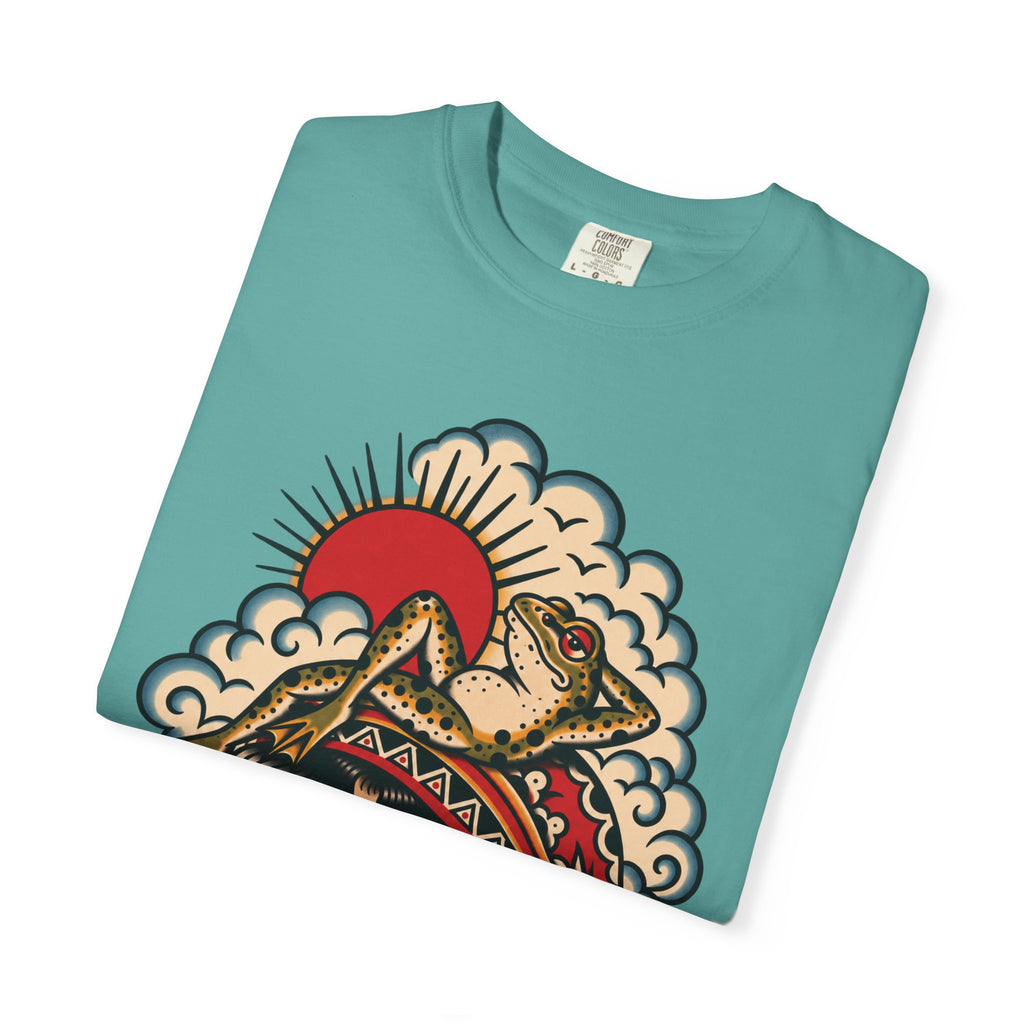 Frog & Lady of The Lake Tattoo Flash T-Shirt