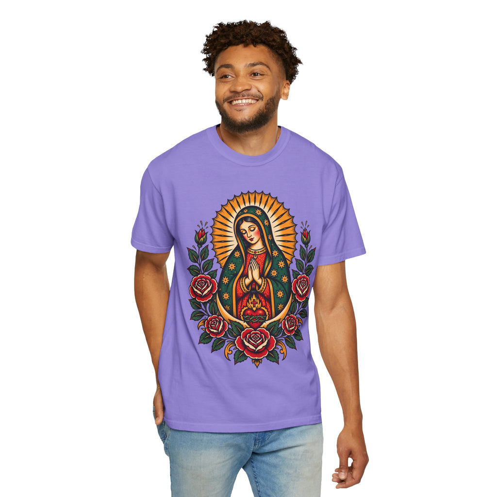 Our Lady of Guadalupe Tattoo Flash T-Shirt