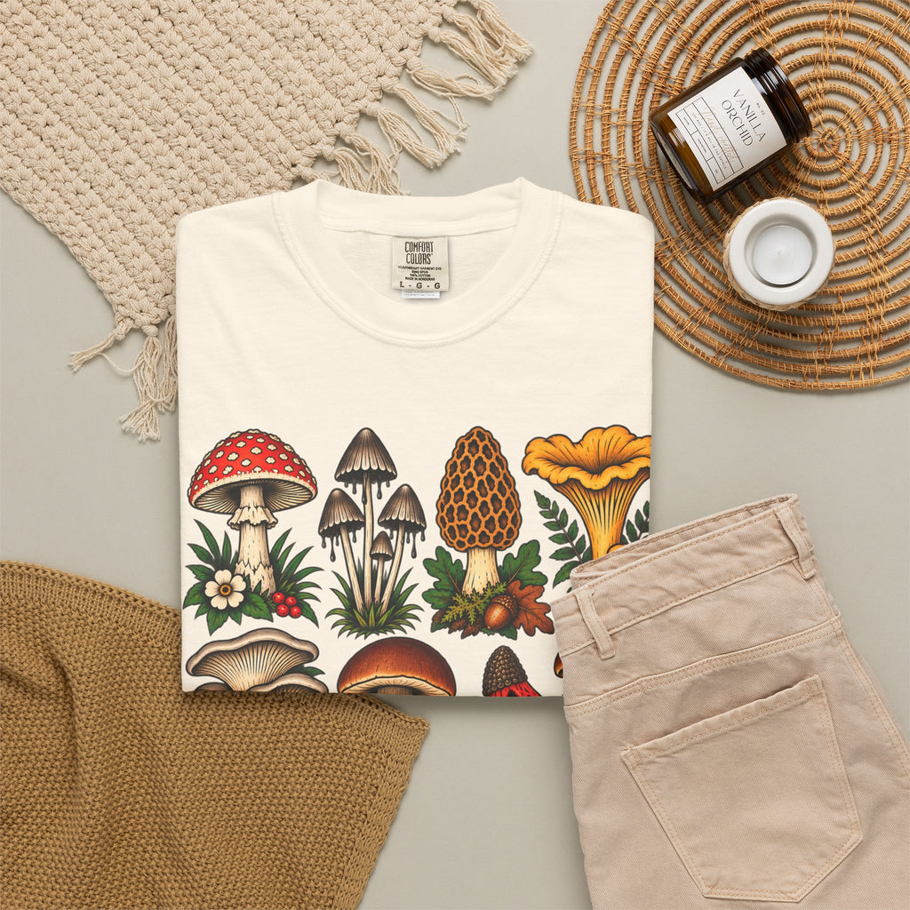 Mushroom Tattoo Flash T-Shirt