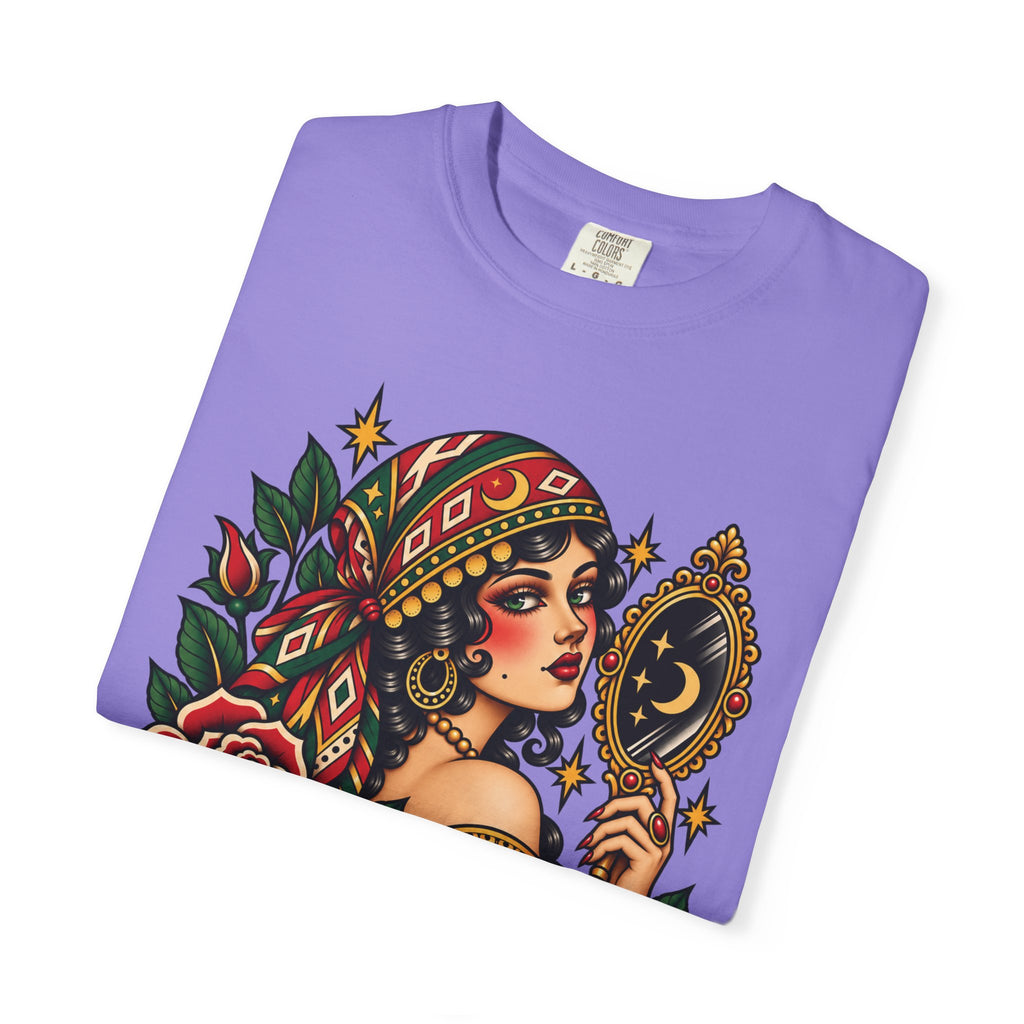 Love Yourself First Gypsy Woman Tattoo Flash Sheet T-Shirt