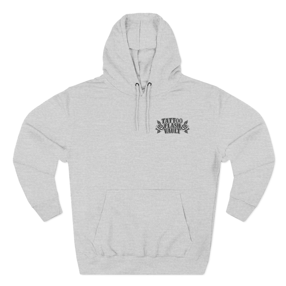 Psilocybin Mushroom Wizard Tattoo Flash Pullover Hoodie (Back Design)