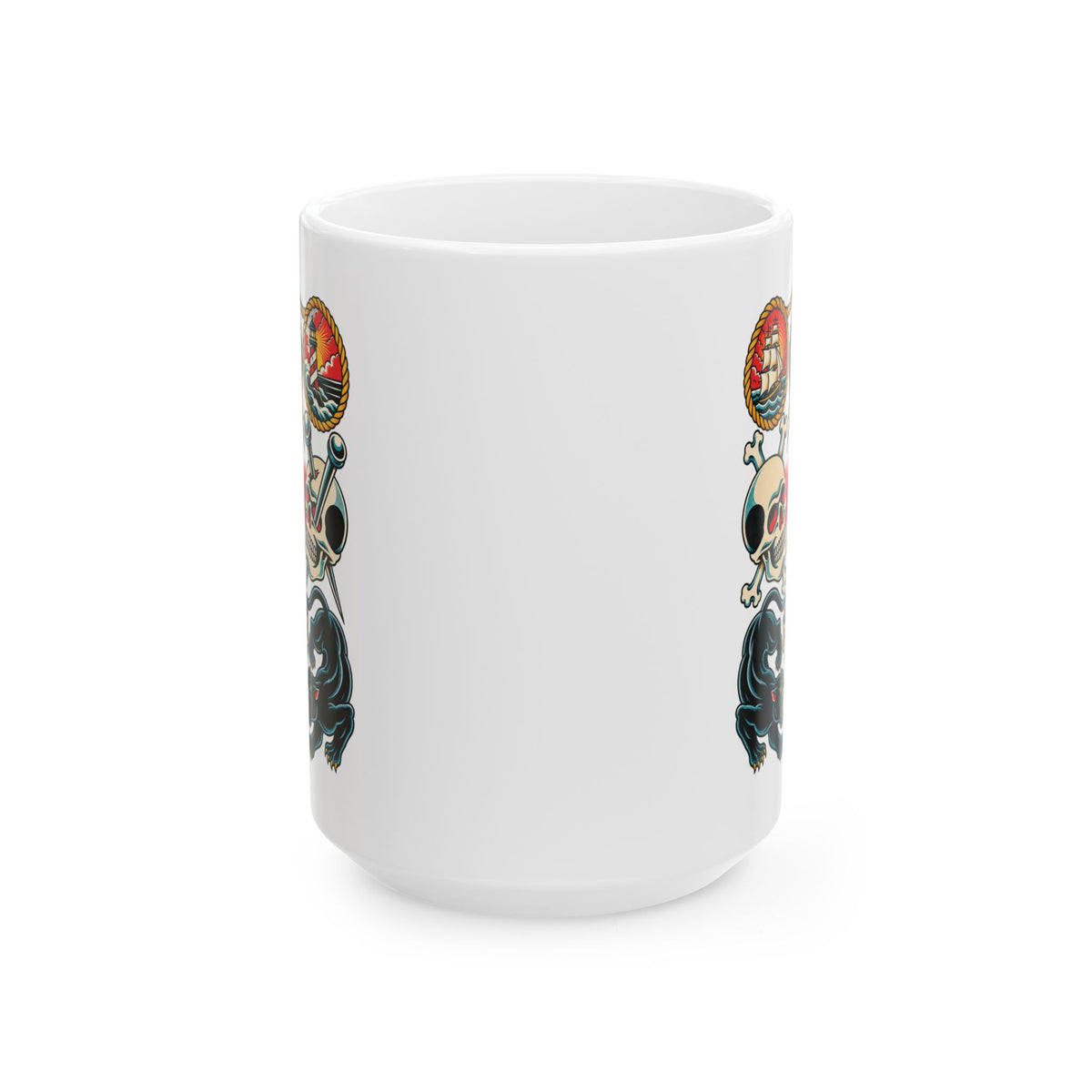 Fearless Flash Sheet Tattoo Flash Coffee Mug (11oz & 15oz)