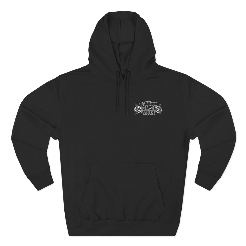 Our Lady of Guadalupe Mother Mary Flash Pullover Hoodie (Back Design)
