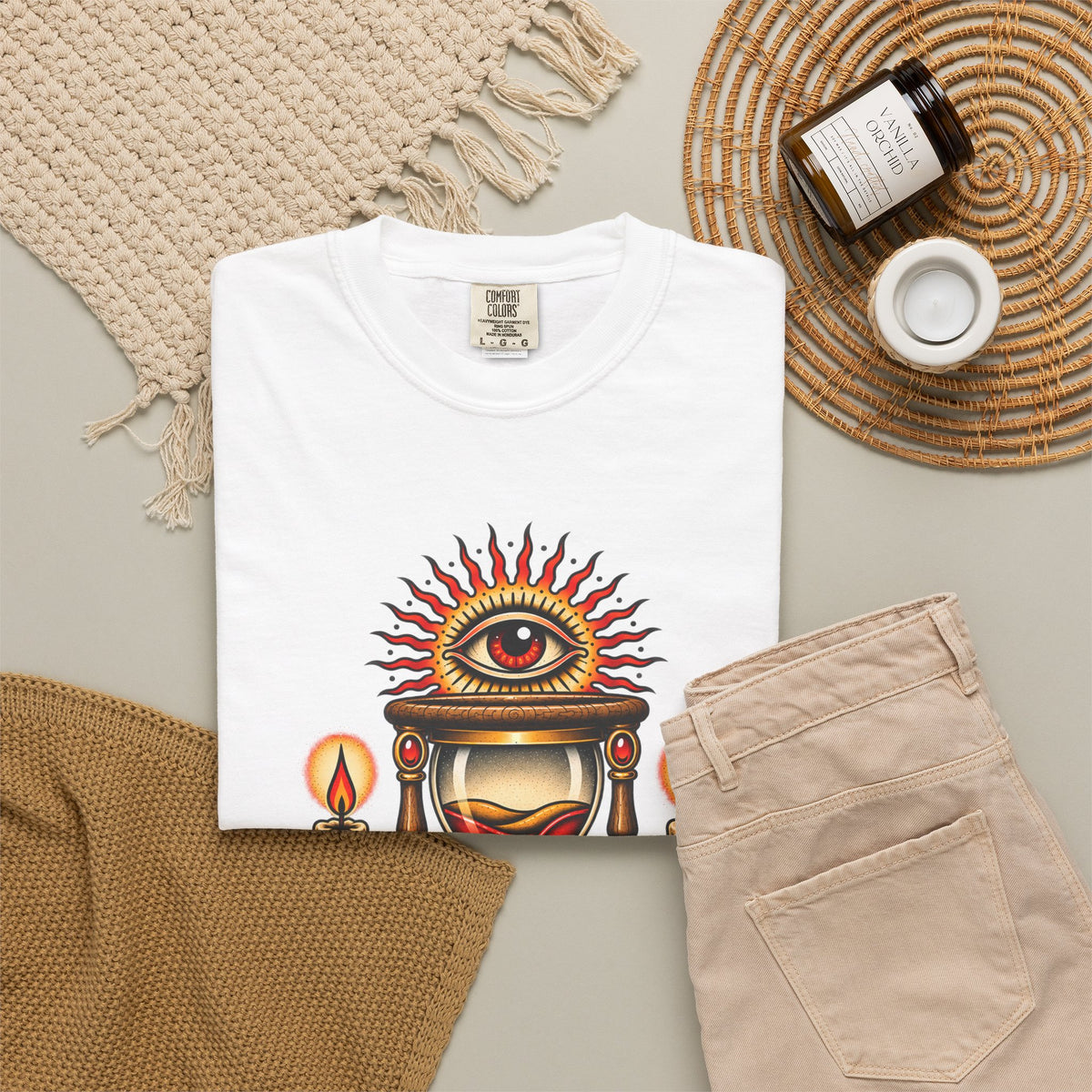 Hourglass Tattoo Flash T Shirt
