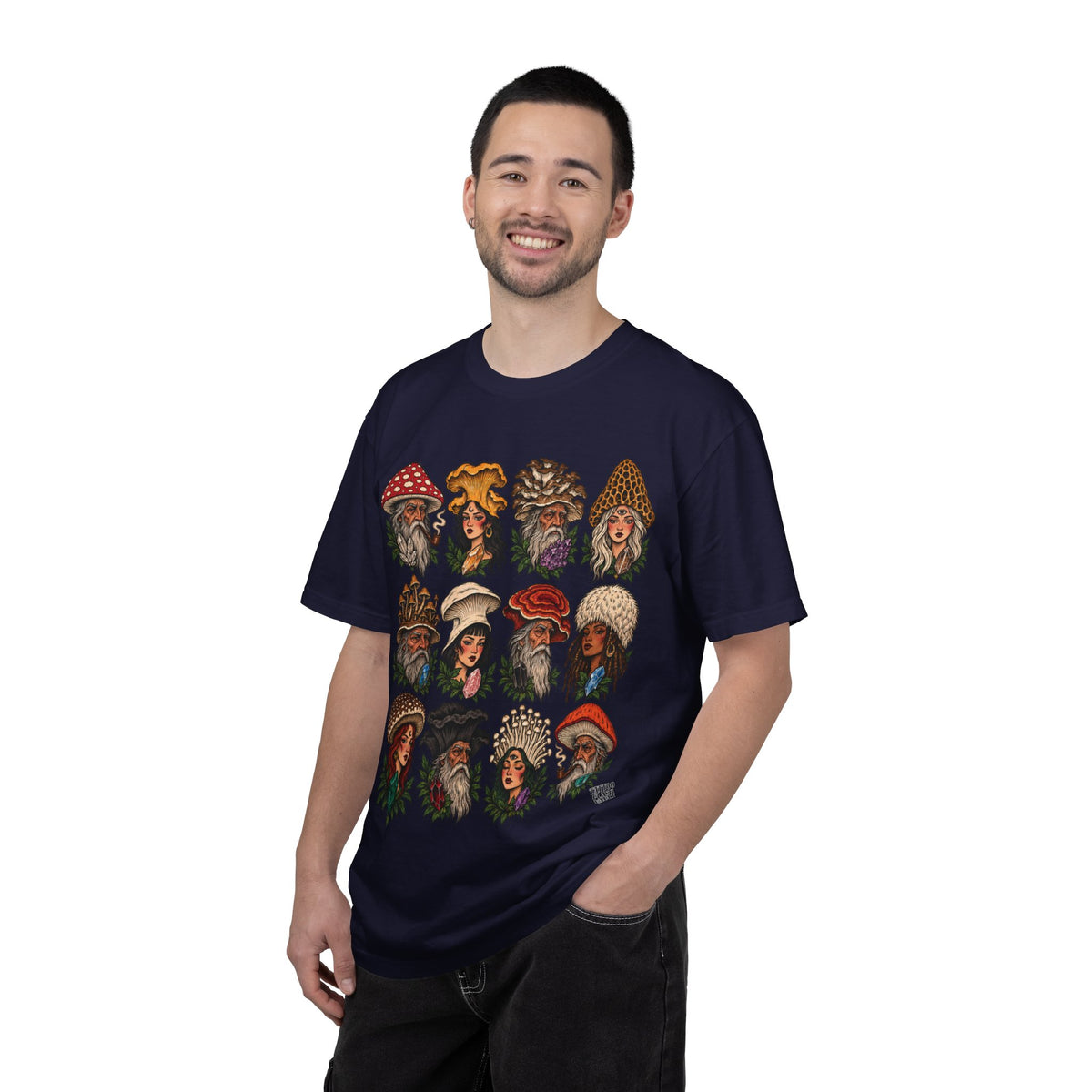 Mushroom Folks Tattoo Flash T Shirt