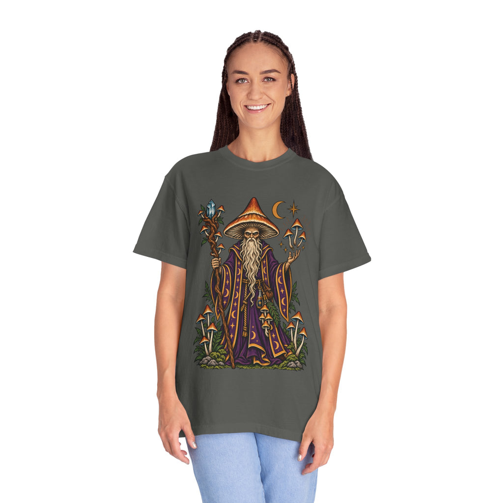 psilocybin Mushroom Wizard Tattoo Flash T-Shirt
