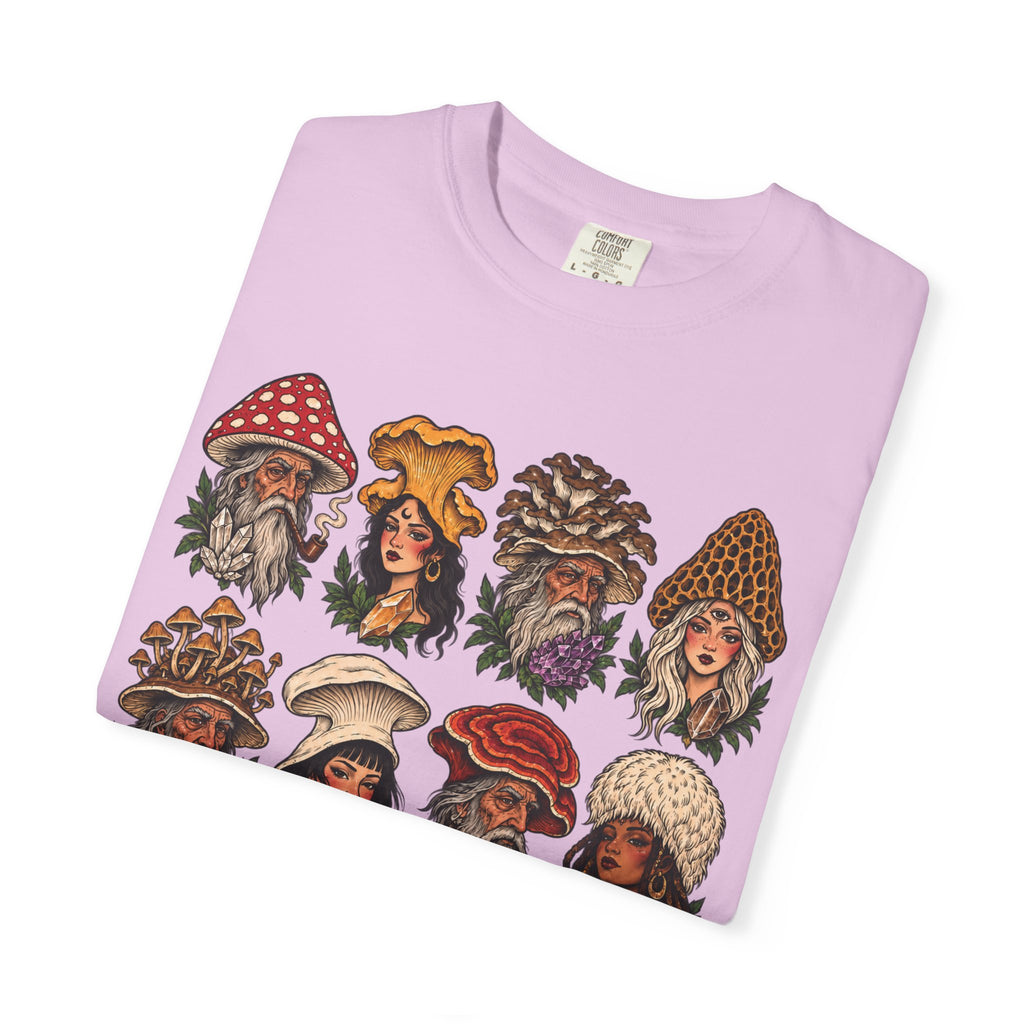 Mushroom Folks Tattoo Flash T Shirt