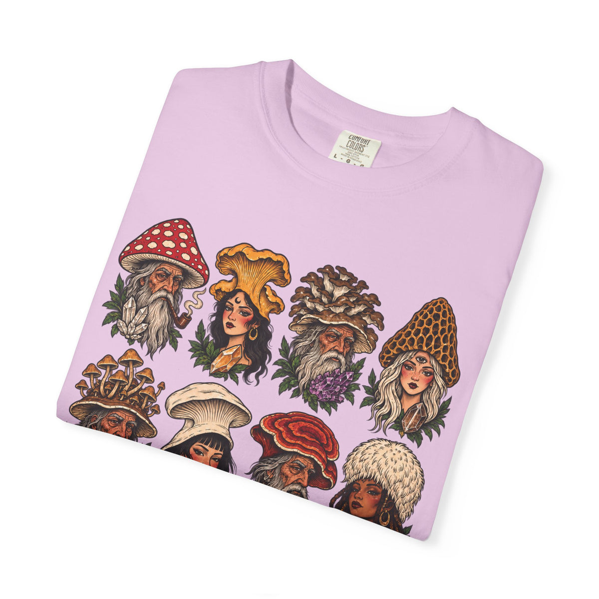 Mushroom Folks Tattoo Flash T Shirt