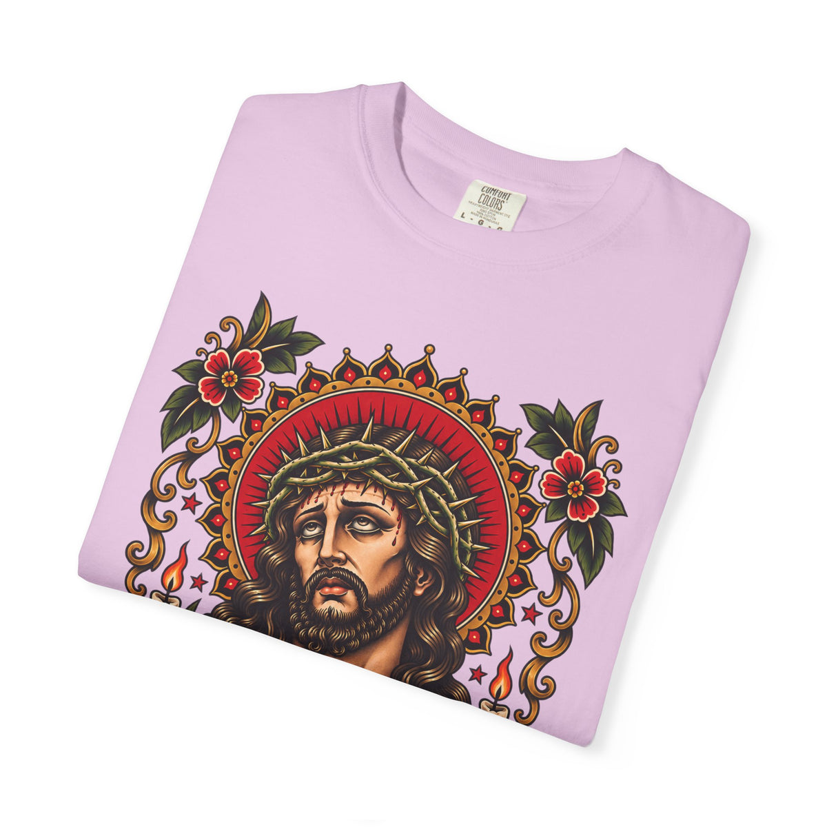 Jesus Sacred Heart Tattoo Flash T-Shirt