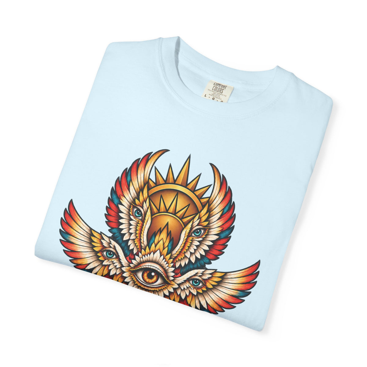 Seraphim Biblically Accurate Angel Tattoo Flash Sheet T-Shirt