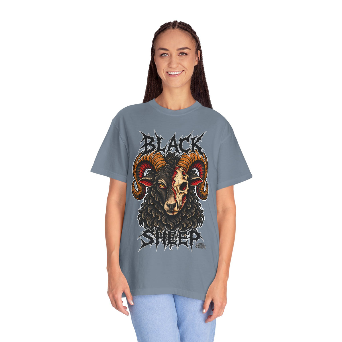 Black Sheep Tattoo Flash T-Shirt