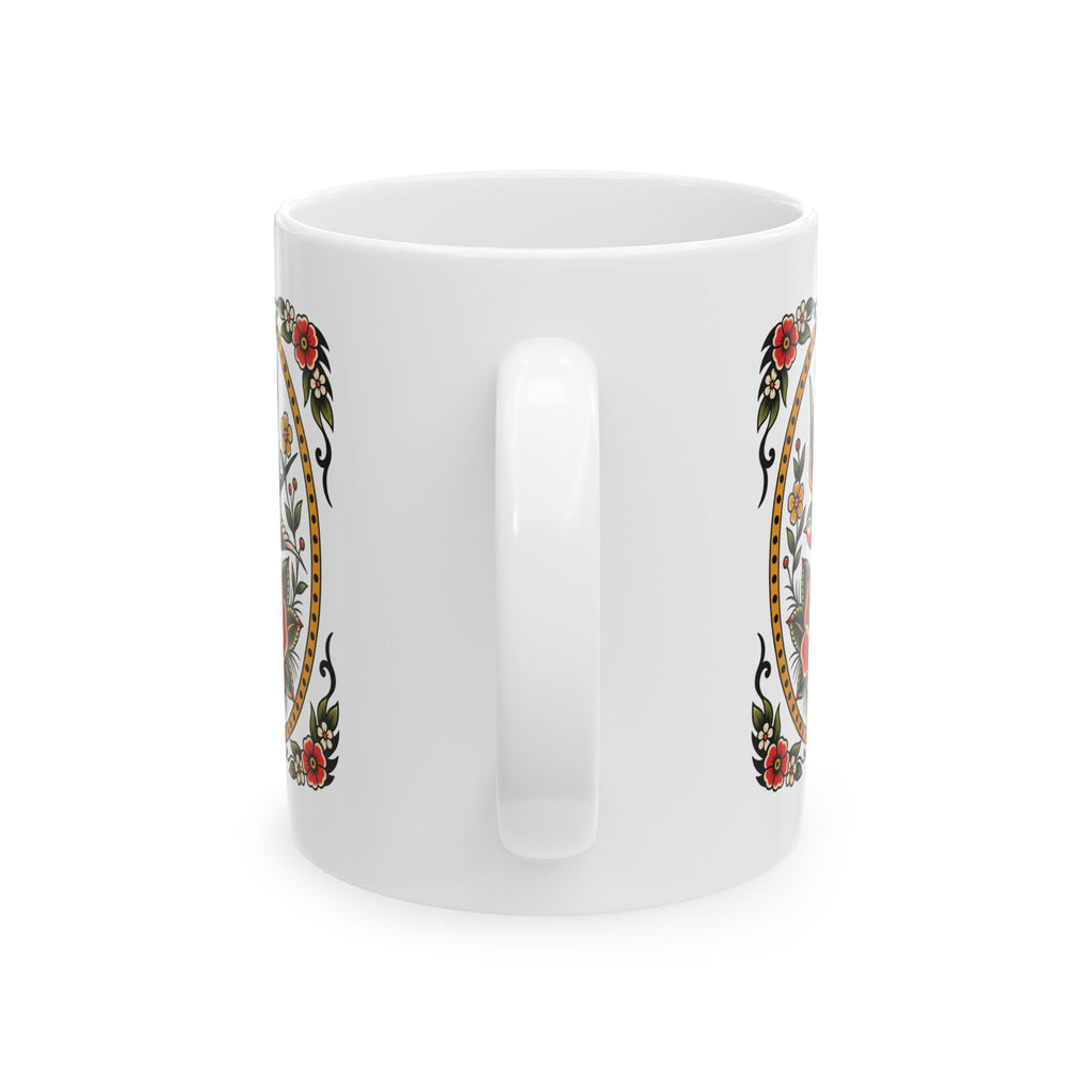 American Traditional Swallow Tattoo Flash Coffee Mug (11oz & 15oz)