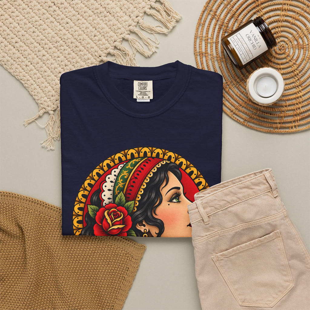 Esmeralda Gypsy Tattoo Flash T shirt