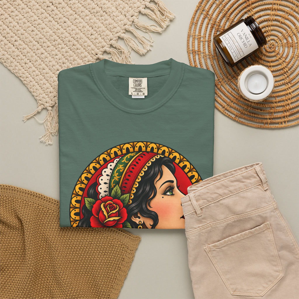 Esmeralda Gypsy Tattoo Flash T shirt