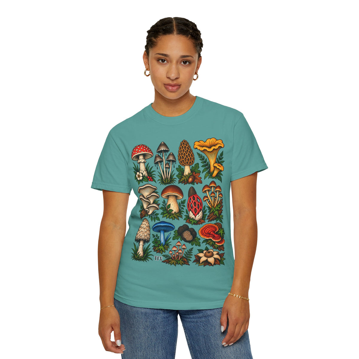 Mushroom Tattoo Flash T-Shirt