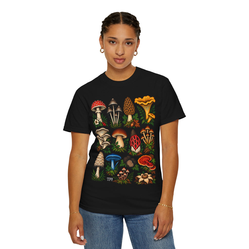 Mushroom Tattoo Flash T-Shirt
