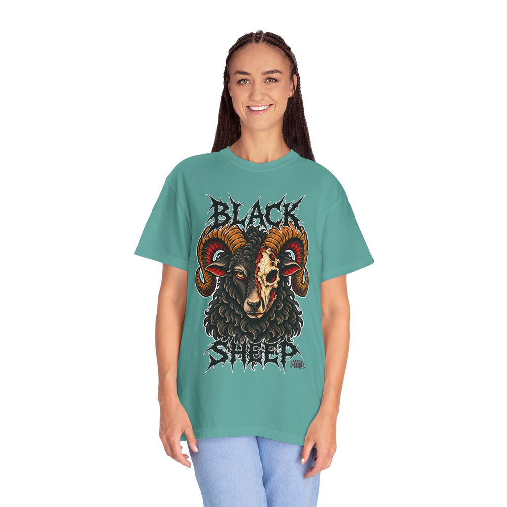 Black Sheep Tattoo Flash T-Shirt