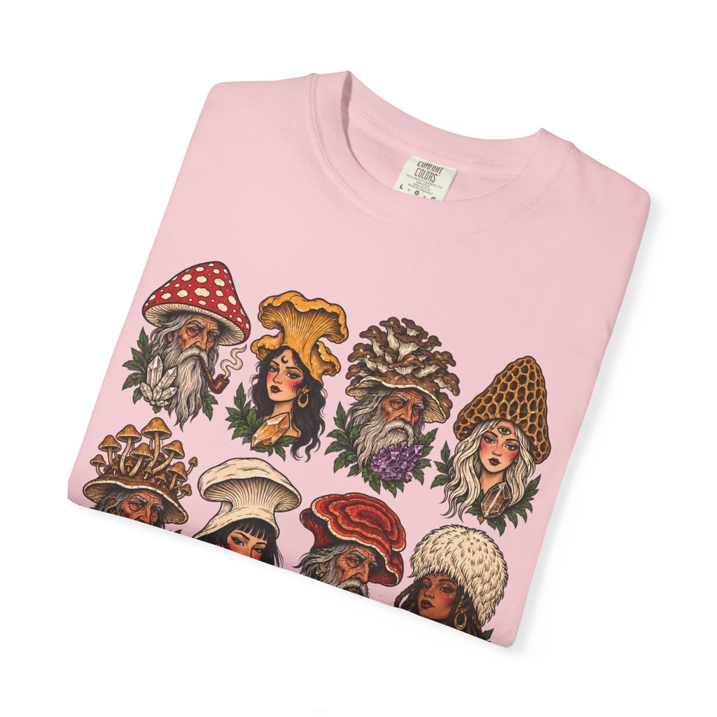 Mushroom Folks Tattoo Flash T Shirt