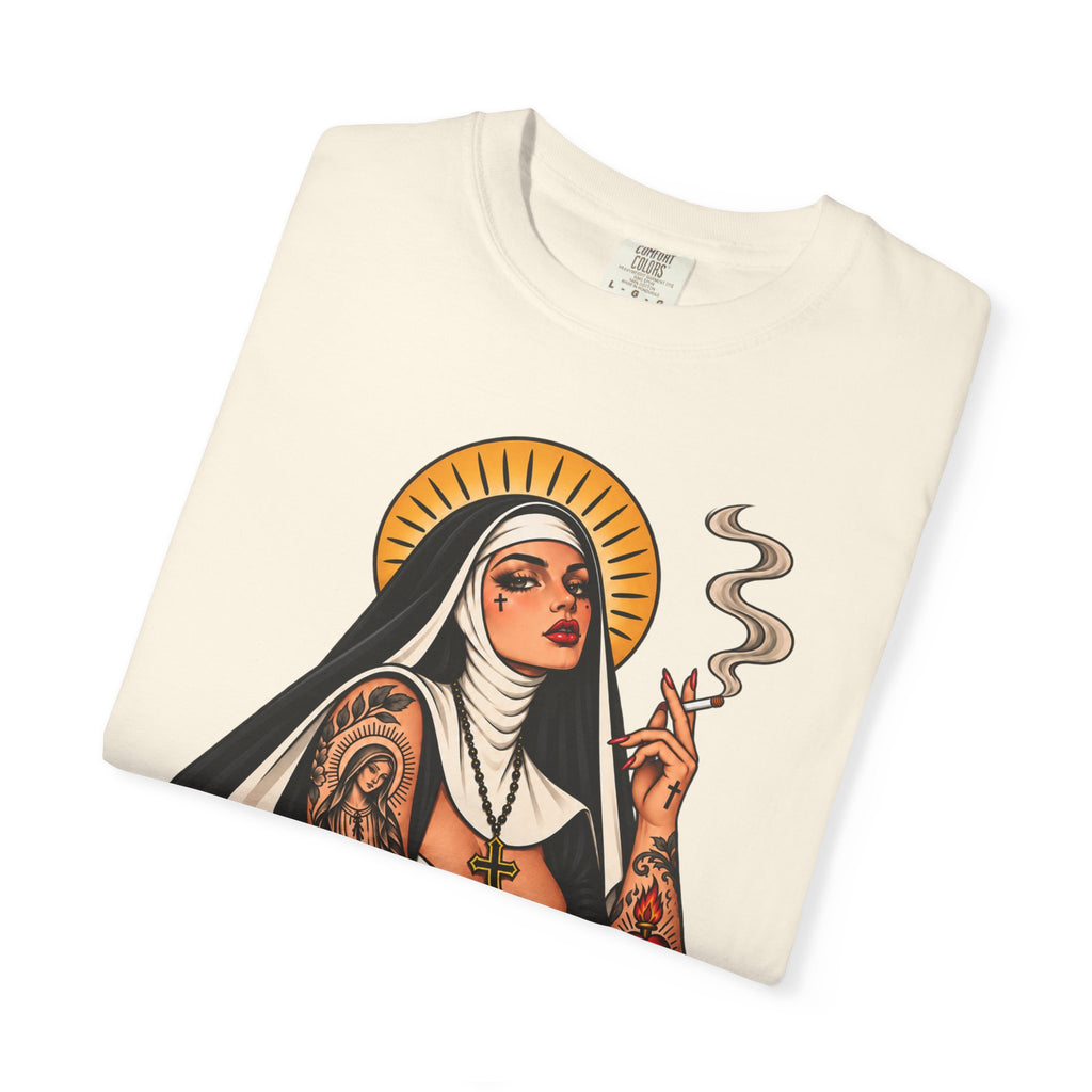 Rebel Nun Tattoo Flash T-Shirt