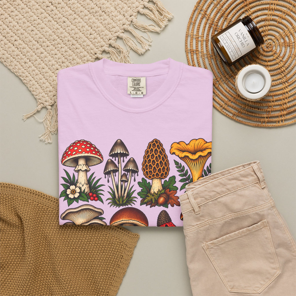 Mushroom Tattoo Flash T-Shirt