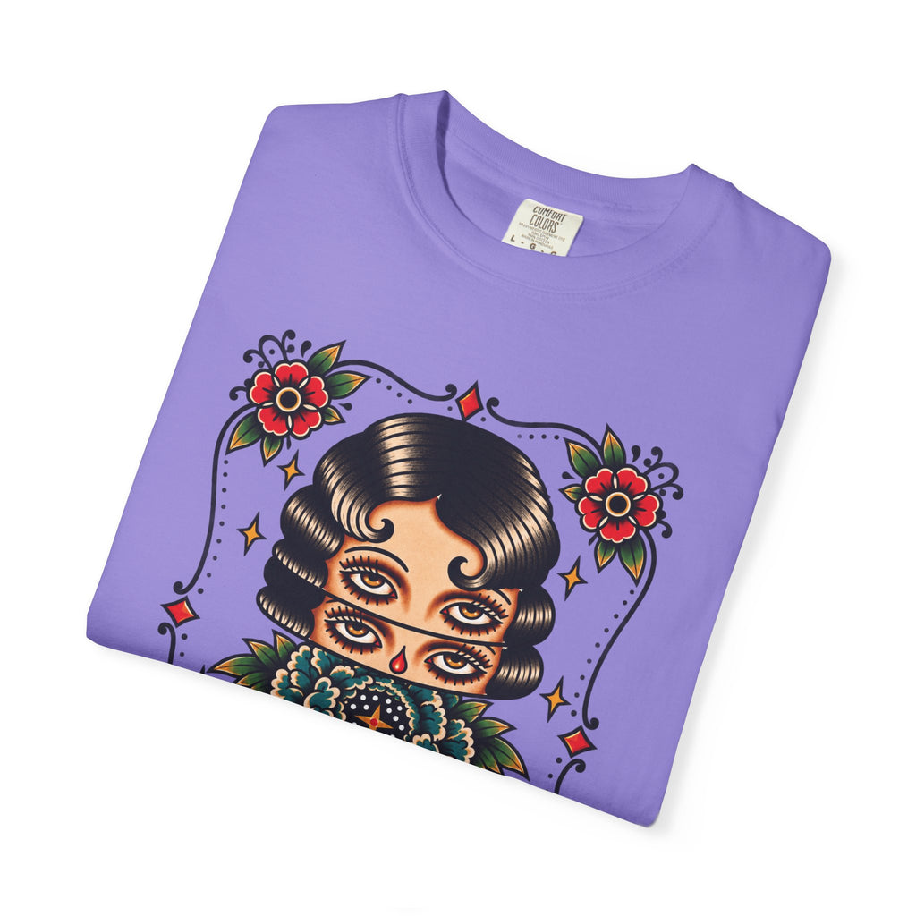 Floral Surrealism Tattoo Flash Sheet T-Shirt