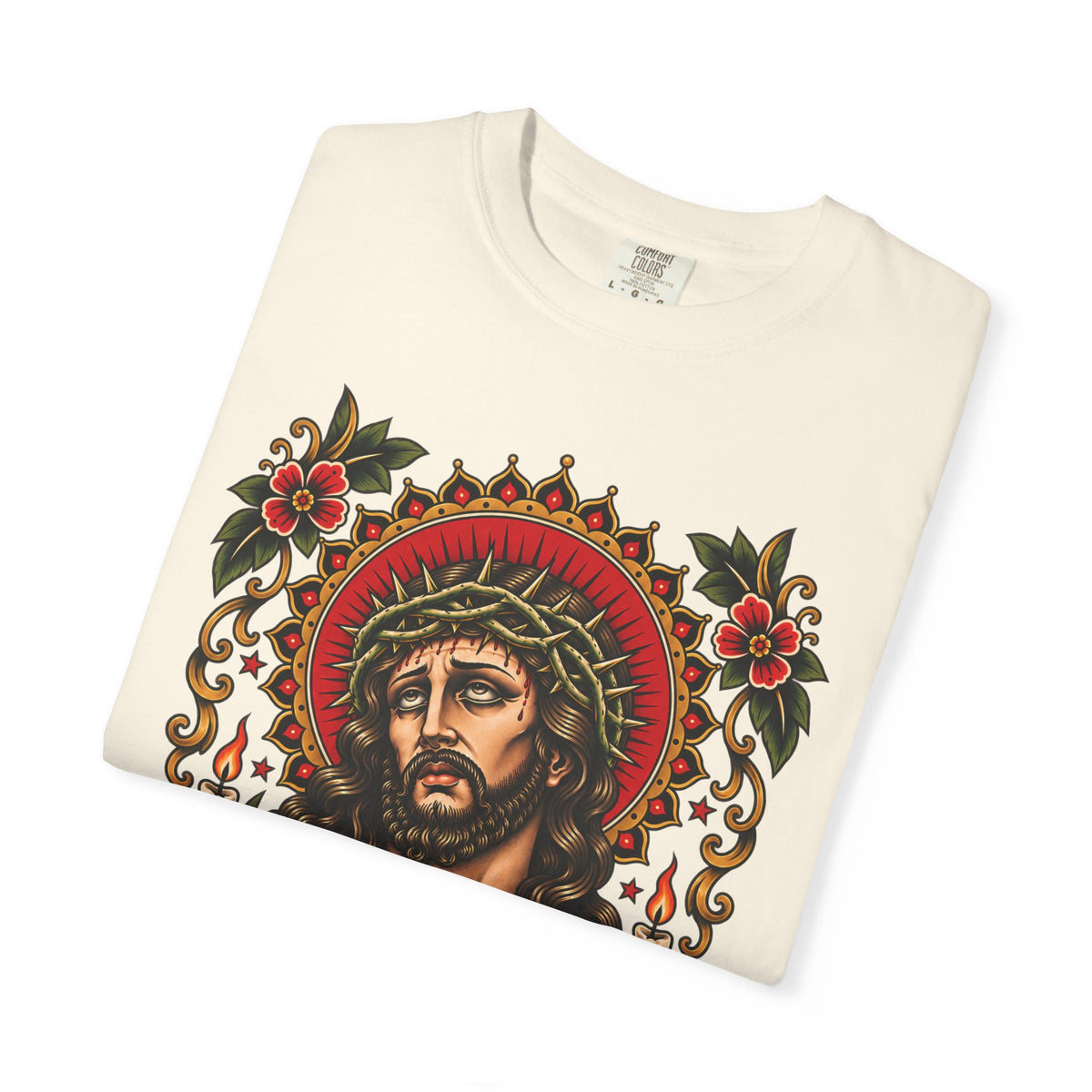 Jesus Sacred Heart Tattoo Flash T-Shirt