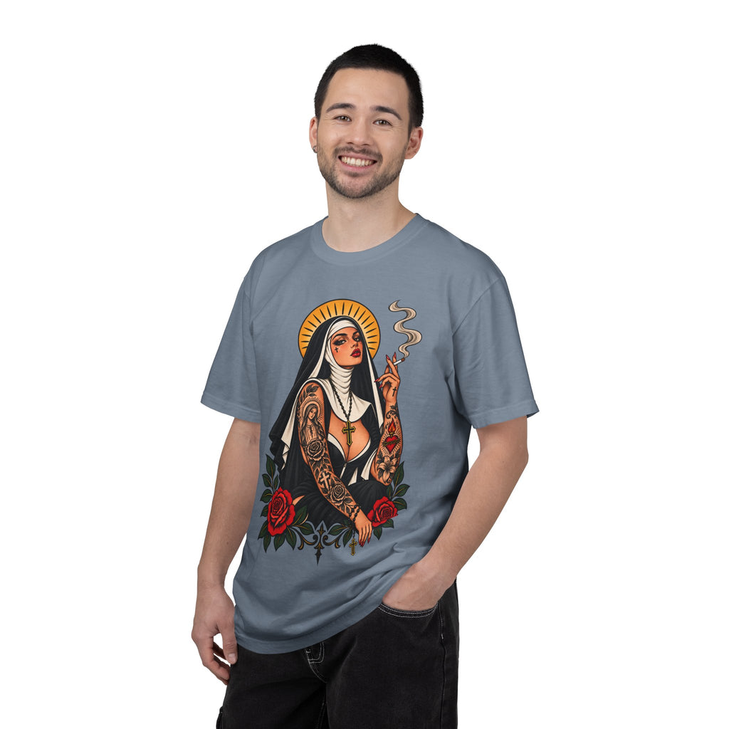 Rebel Nun Tattoo Flash T-Shirt
