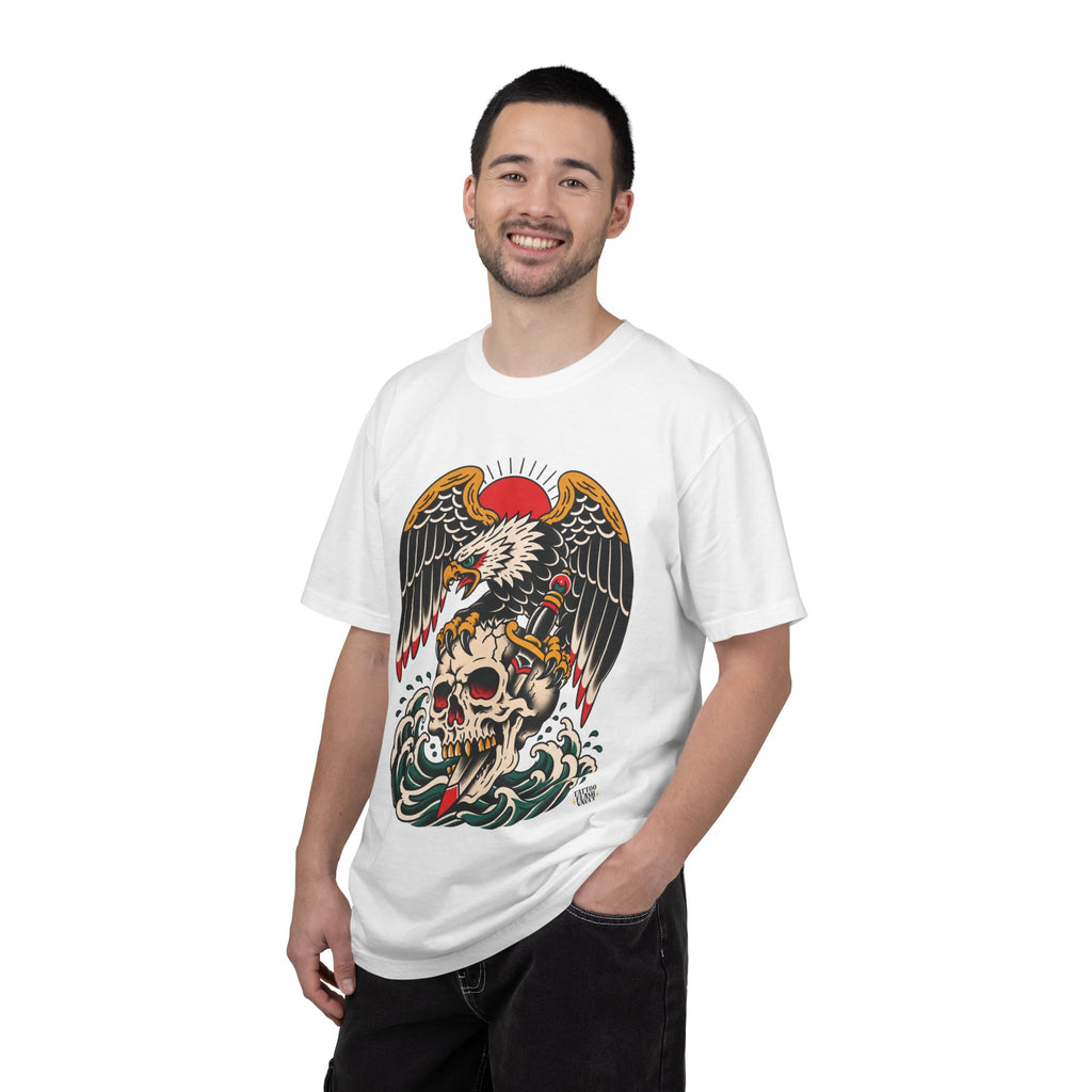 American Traditional Eagle & Skull Tattoo Flash T-Shirt