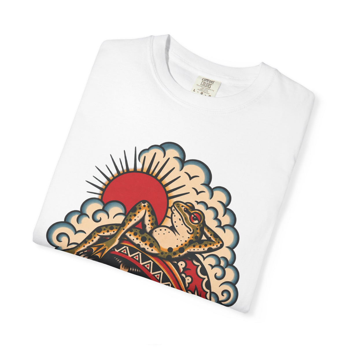 Frog & Lady of The Lake Tattoo Flash T-Shirt