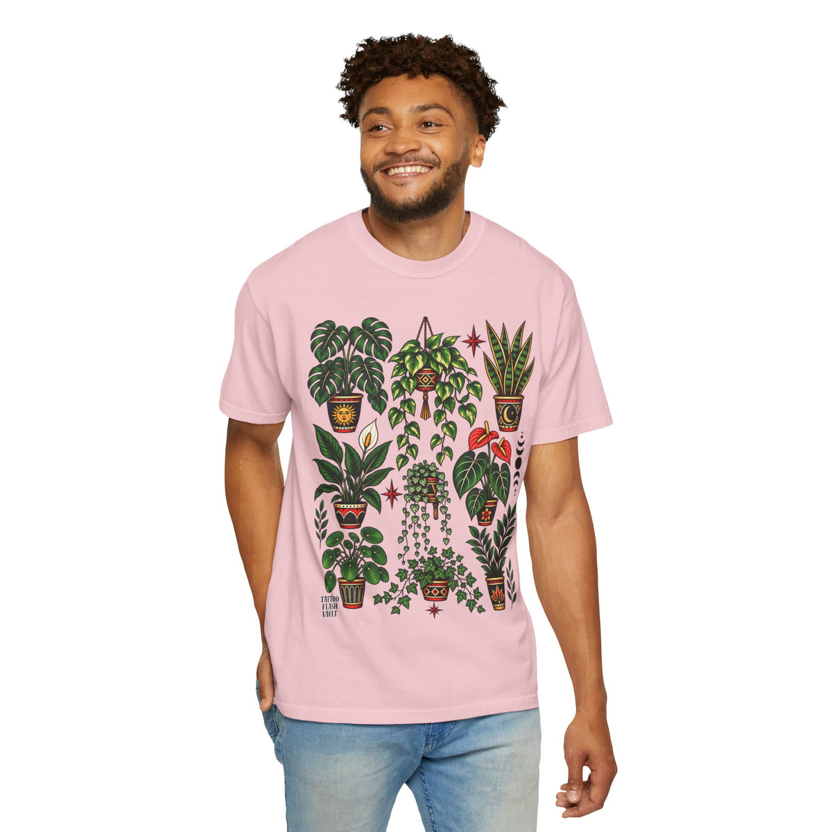 Houseplant Tattoo Flash T-Shirt