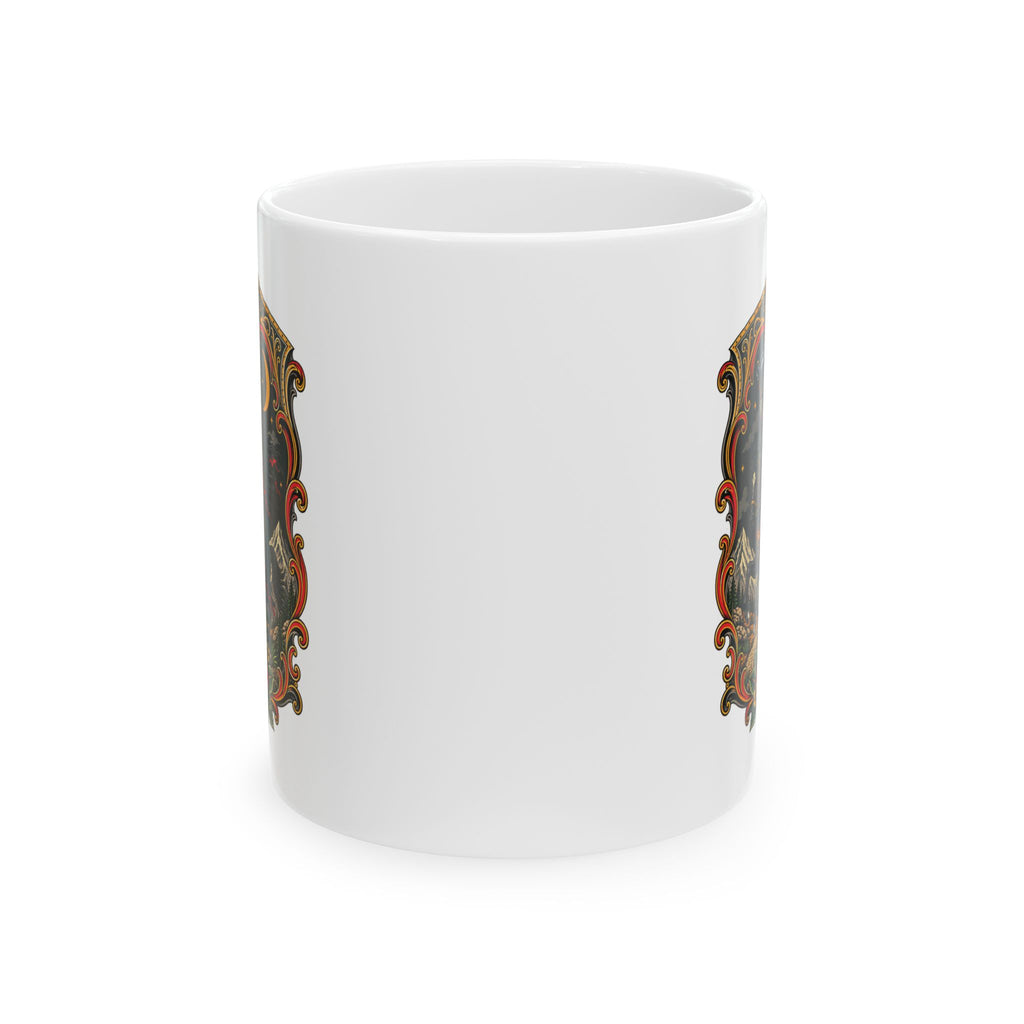 Grim Rider Tattoo Flash Coffee Mug (11oz & 15oz)