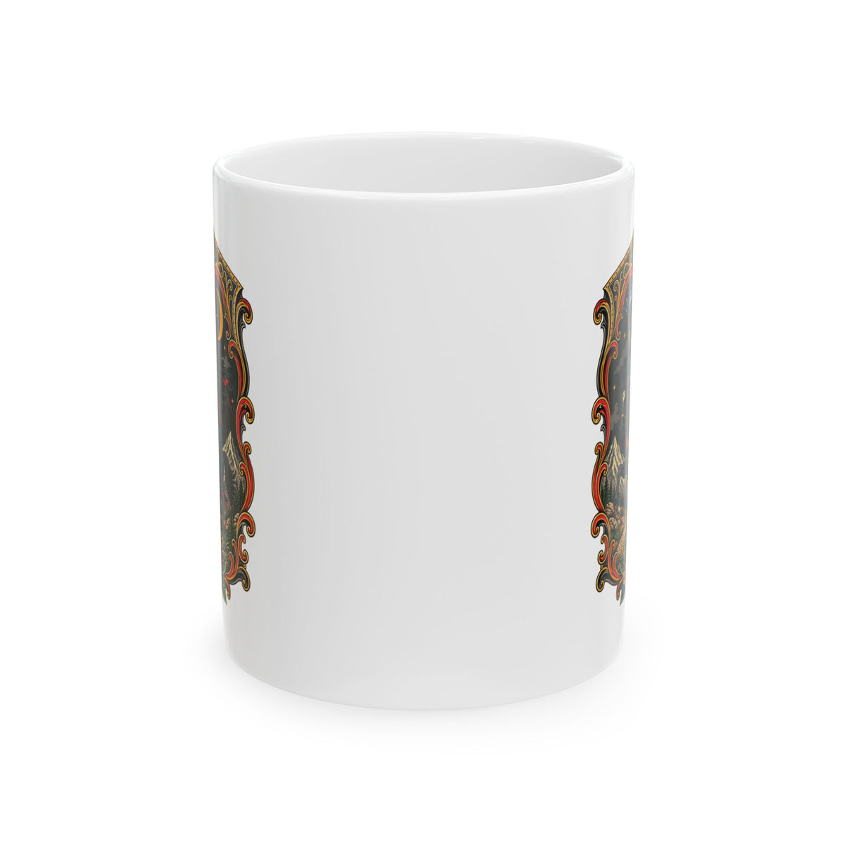 Grim Rider Tattoo Flash Coffee Mug (11oz & 15oz)