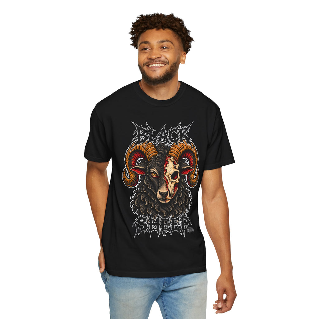 Black Sheep Tattoo Flash T-Shirt